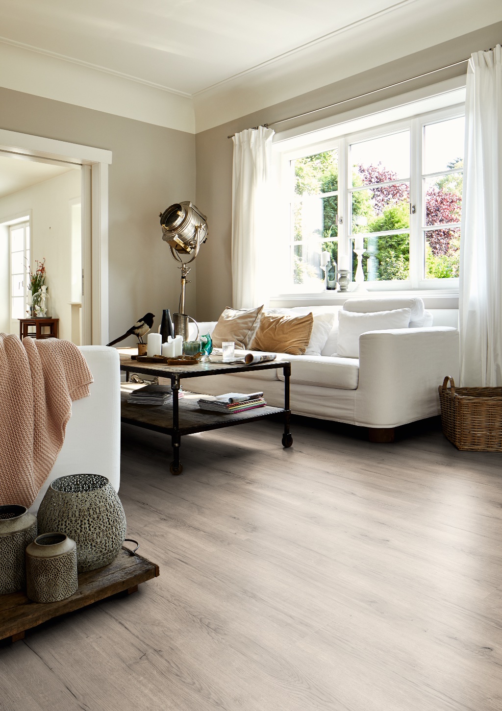Lame de sol stratifié EGGER Grey Carlin Oak 2