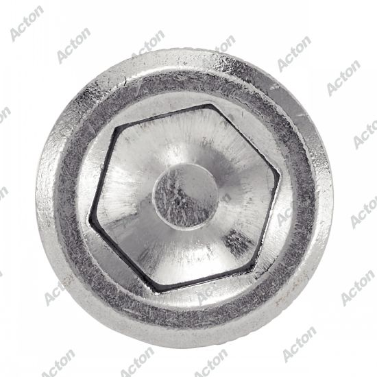 Vis à métaux DIN 912 tête cylindrique six pans creux inox A4-80 Acton 3