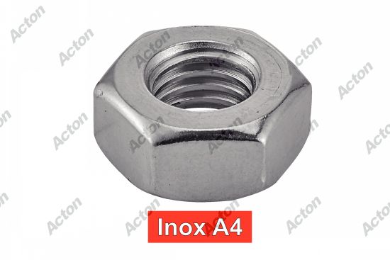 Écrou hexagonal lubrifies DIN 934 inox A4 Acton