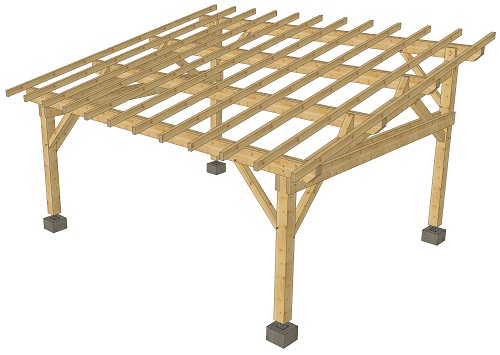 Carport en épicéa Taillefer 3
