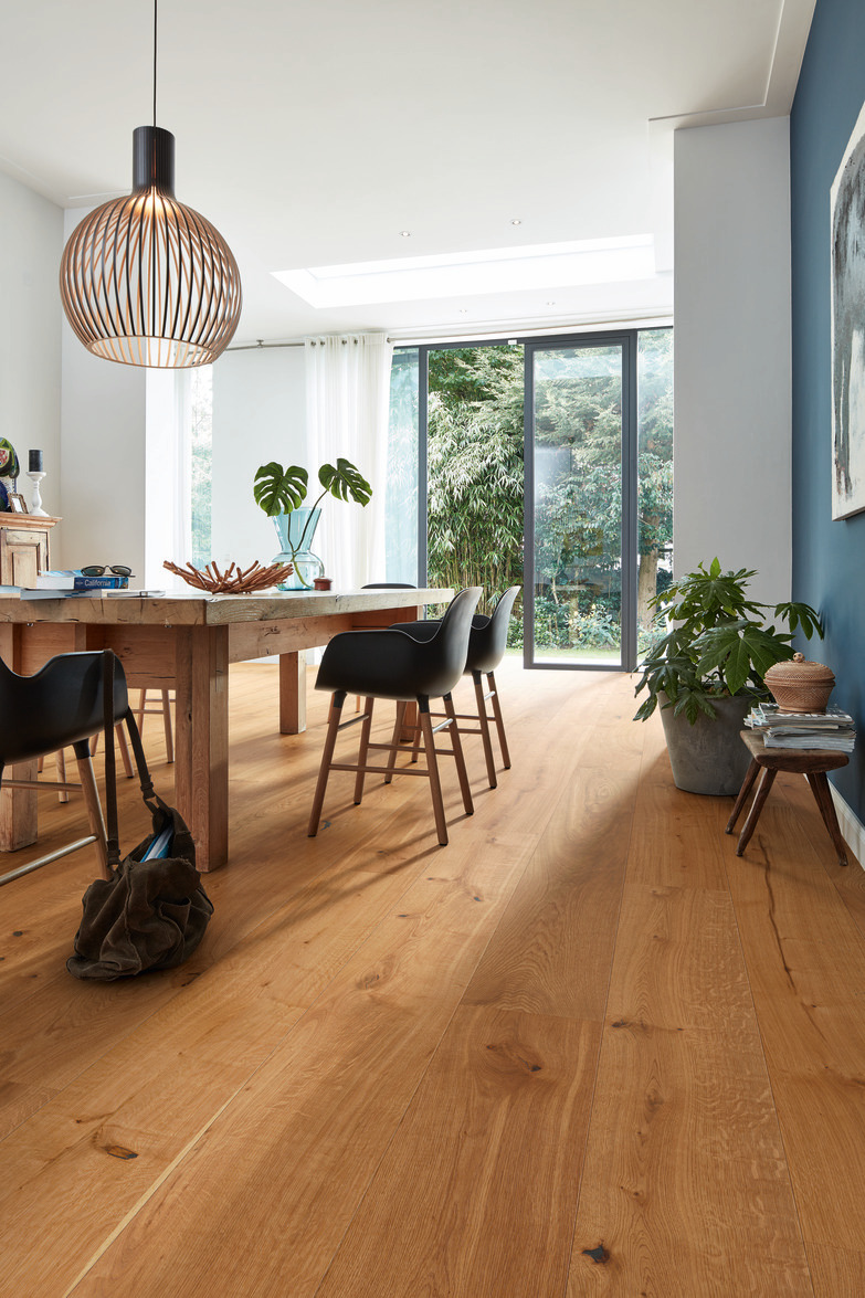 Lame de parquet contrecollé MEISTER Lindura HD 400 chêne Authentic oak huilé 2
