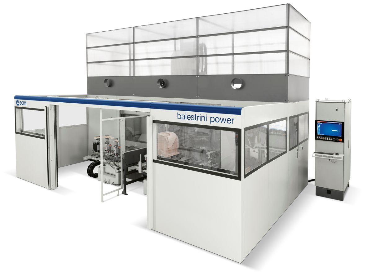 Centre d'usinage 5 axes à portique SCM Balestrini Power 4