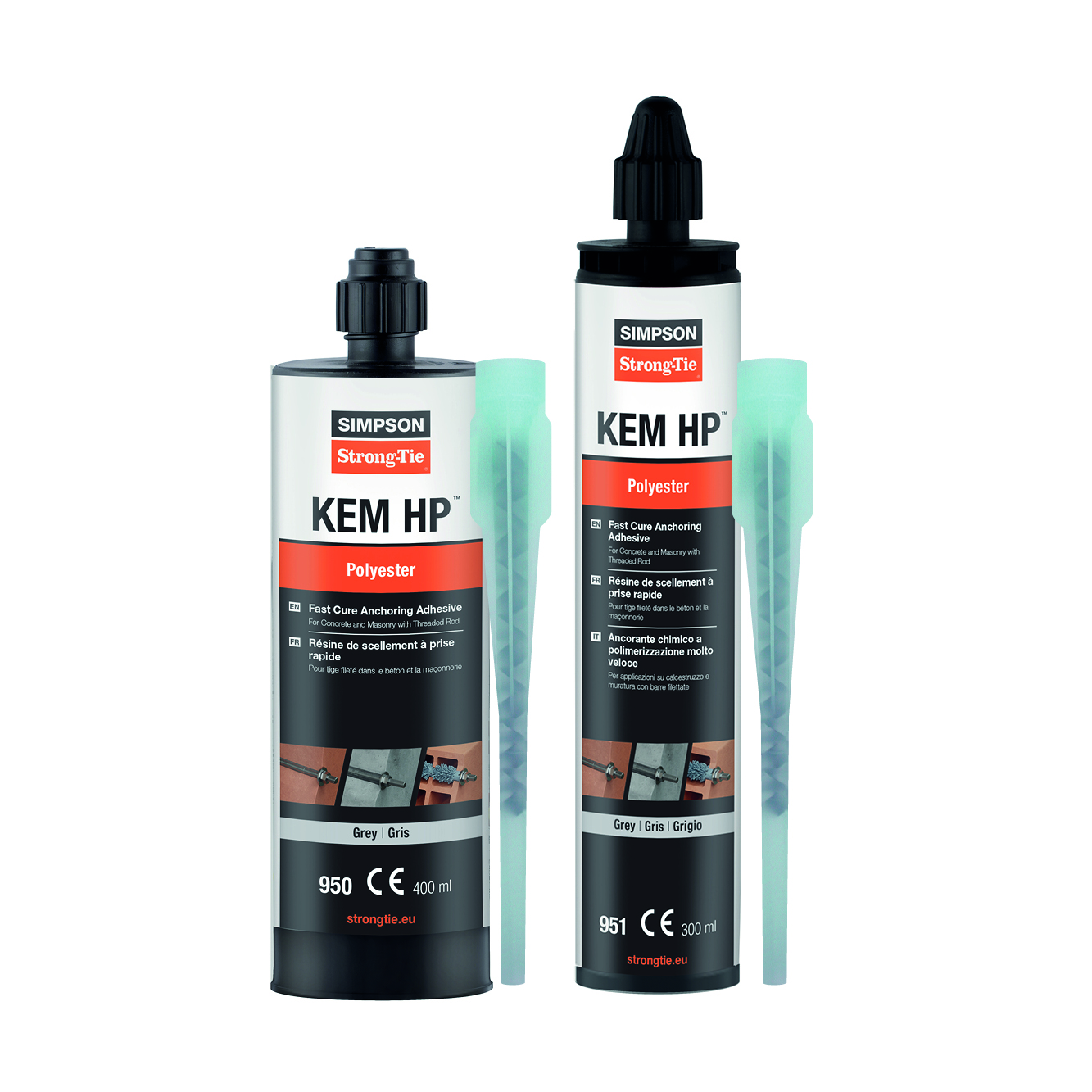 KEM HP Résine polyester à prise rapide 2
