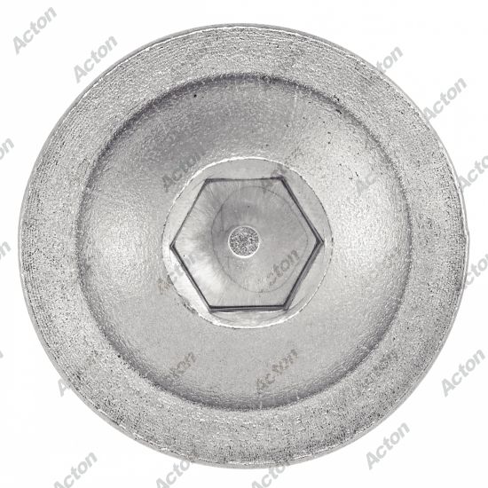 Vis à métaux ISO 7380-2 tête bombée six pans creux à à embase inox A2 3