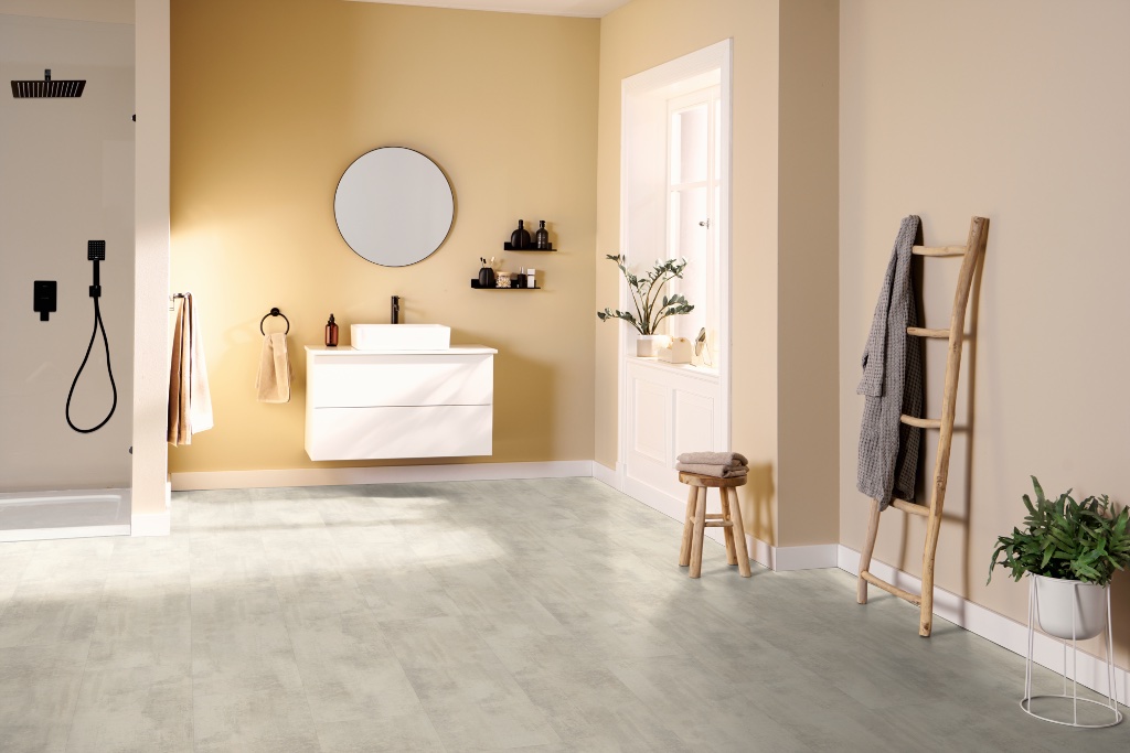 Lame de sol rigide EGGER AquaDura+ White Chromix 2