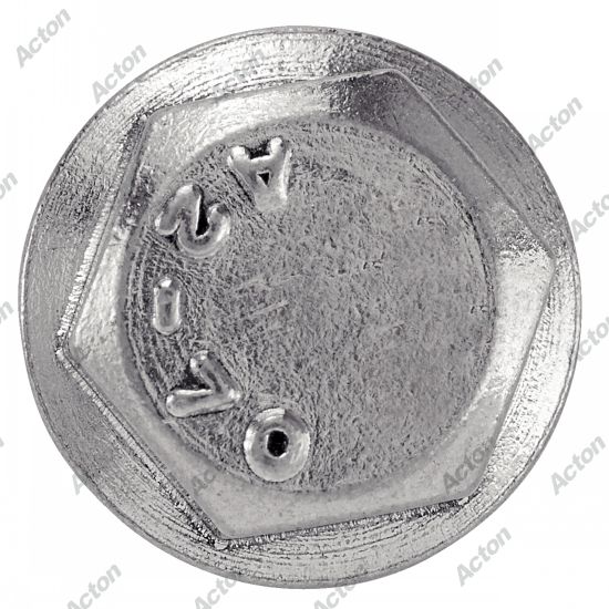 Vis à métaux tête hexagonale à à embase DIN 6921 inox A2 Acton 3