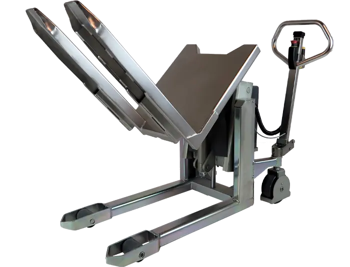 Gerbeur électrique inox basculeur LOGITILT 1000 kg