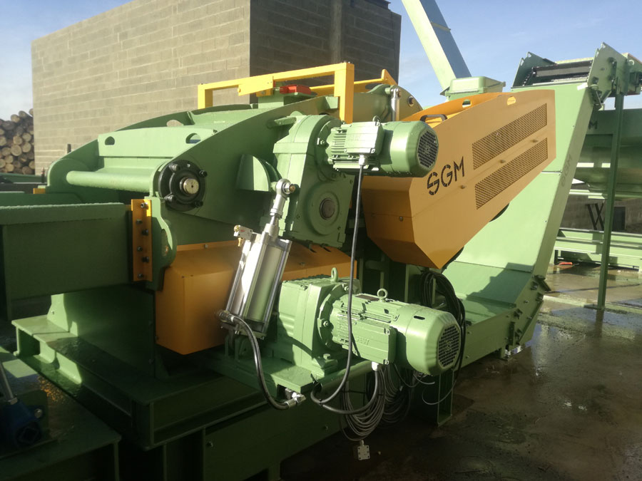 Déchiqueteuse à bois à tambour SGM 3