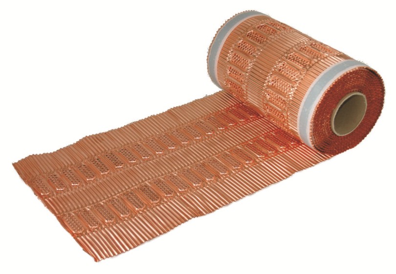 Closoir de faîtage ventilé BWK Vario Roll cuivre