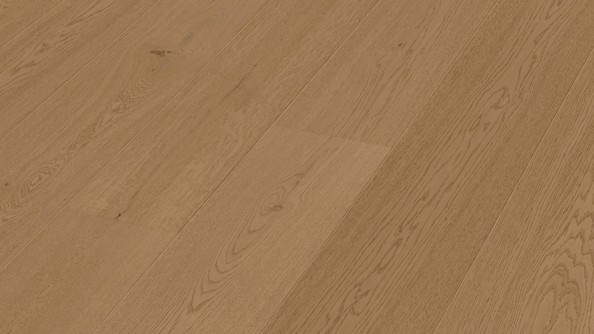 Lame de parquet contrecollé MEISTER Lindura HD 400 chêne Clay brown oak lively