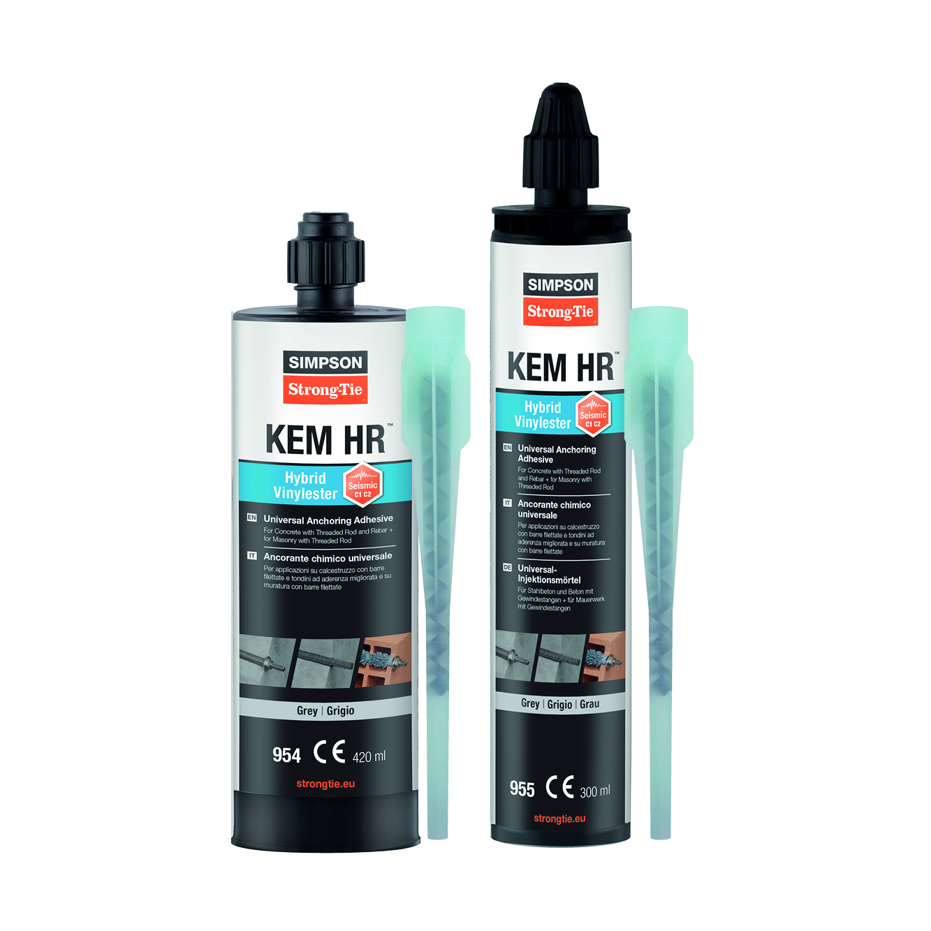 KEM HR Résine hybride vinylester universelle avec certification sismique 2