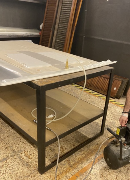 Poche sous vide pour placage et cintrage du bois 200×135 cm avec