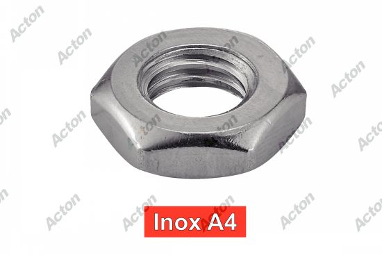 Écrou bas hexagonal inox A4 - DIN 439 Acton