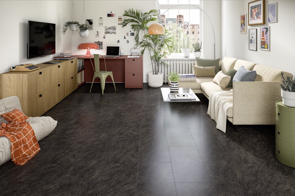 Lame de sol stratifié hydrofuge+ EGGER Cupria Slate 2