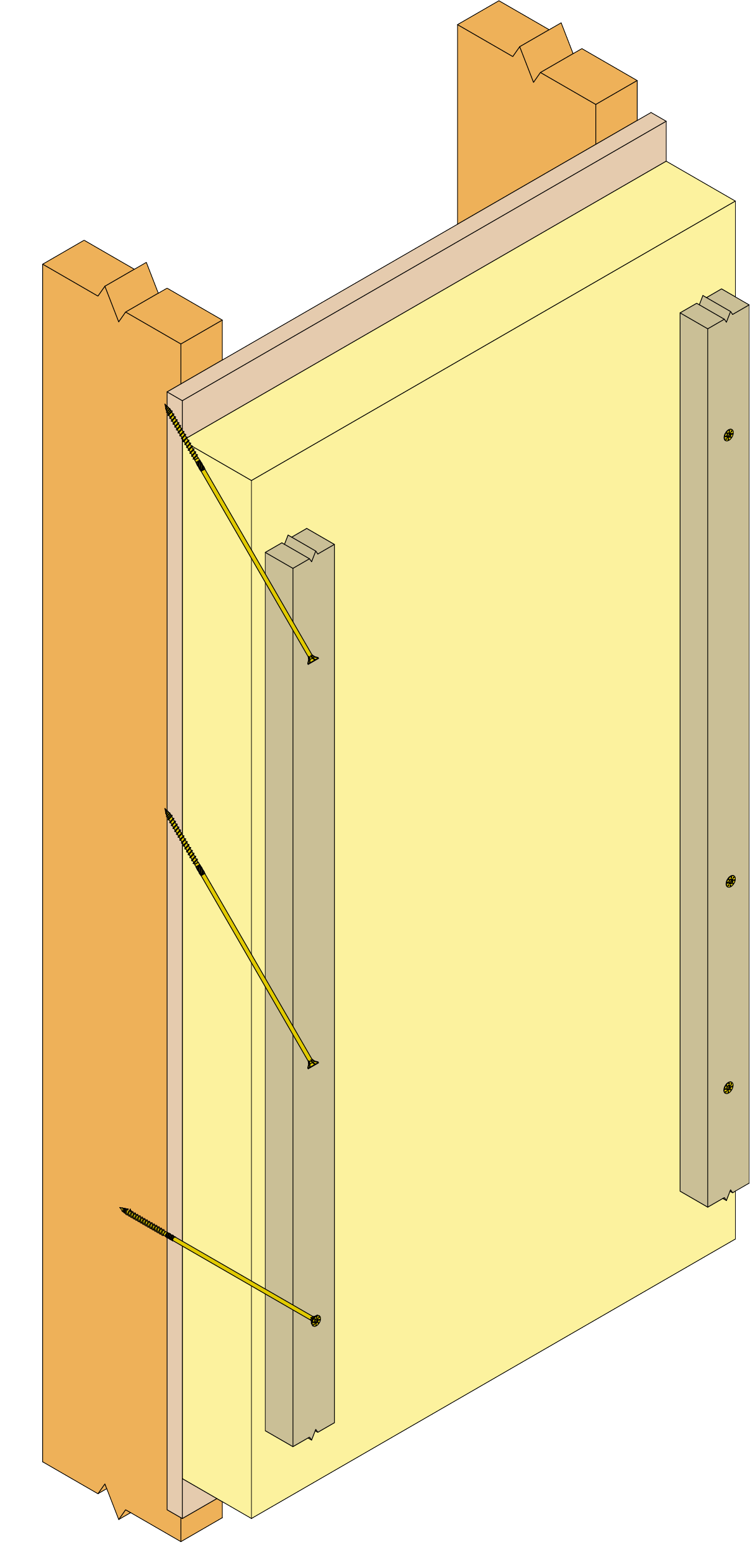 SWRS Vis sarking tête cylindrique double filetage 2