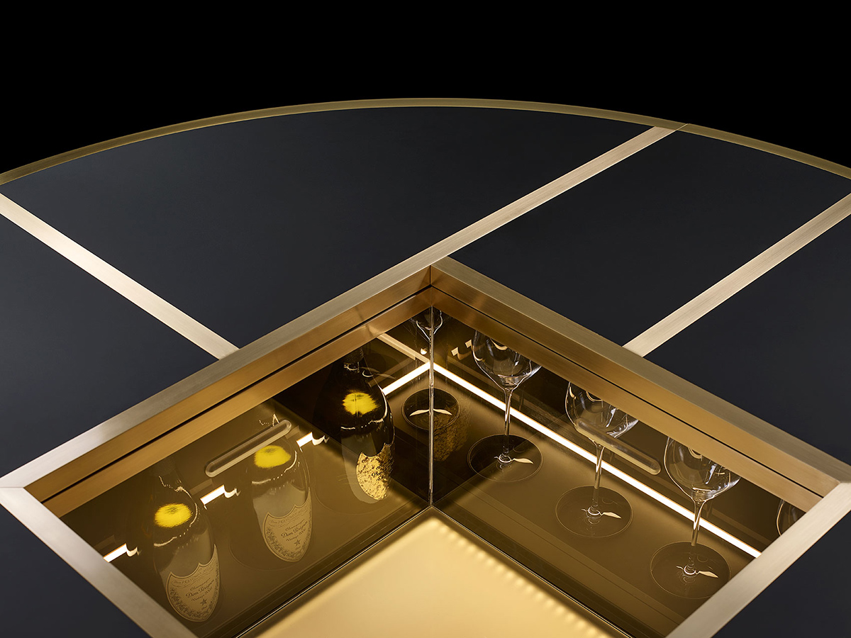 Table Dom Pérignon – Silverlining & Kravitz Design