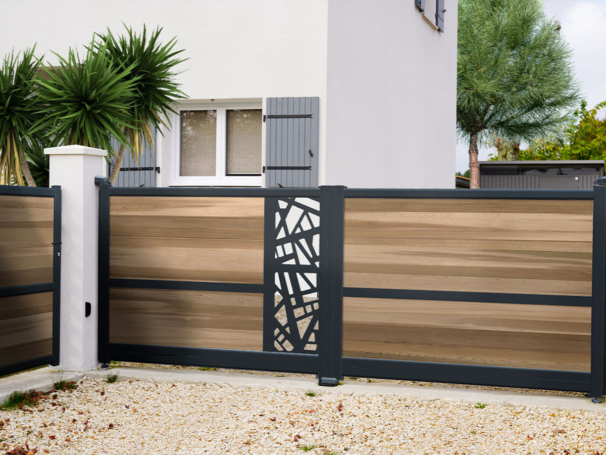 Portail Battant Red Cedar 1