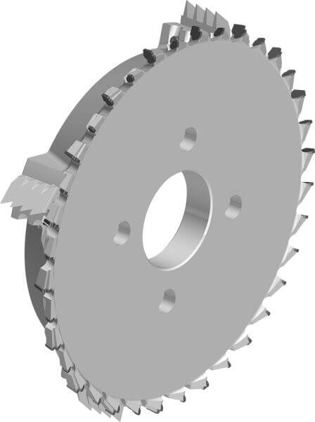 Déchiqueteurs placage UniTec CM DP pour s-System LEUCO Ø 160 mm et