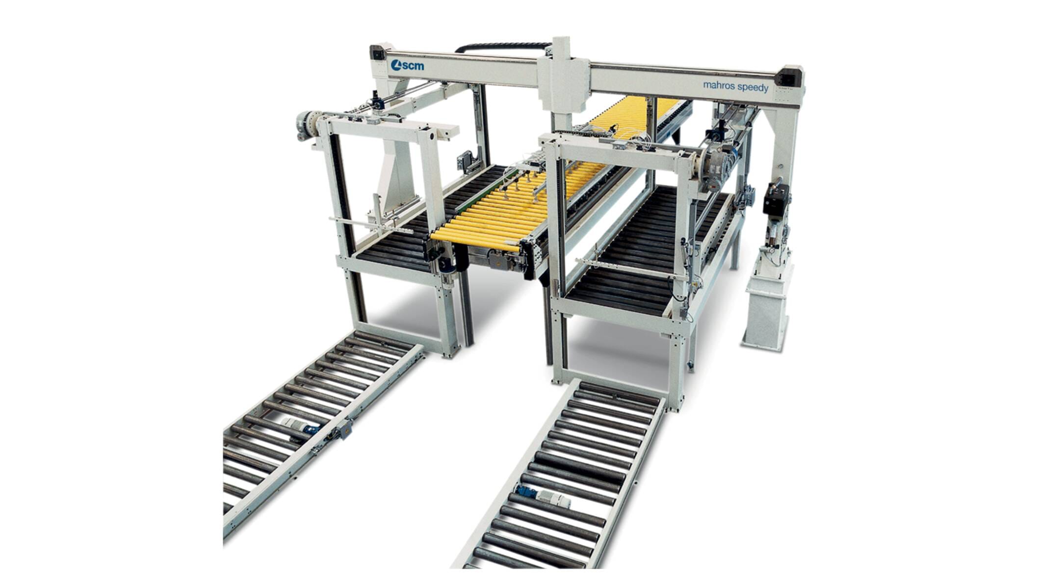 Système d'alimentation et d'empilage SCM Mahros Speedy