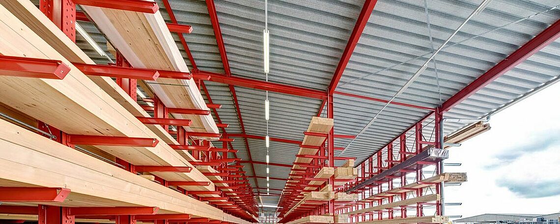 Rayonnage cantilever OHRA sur mesure 2