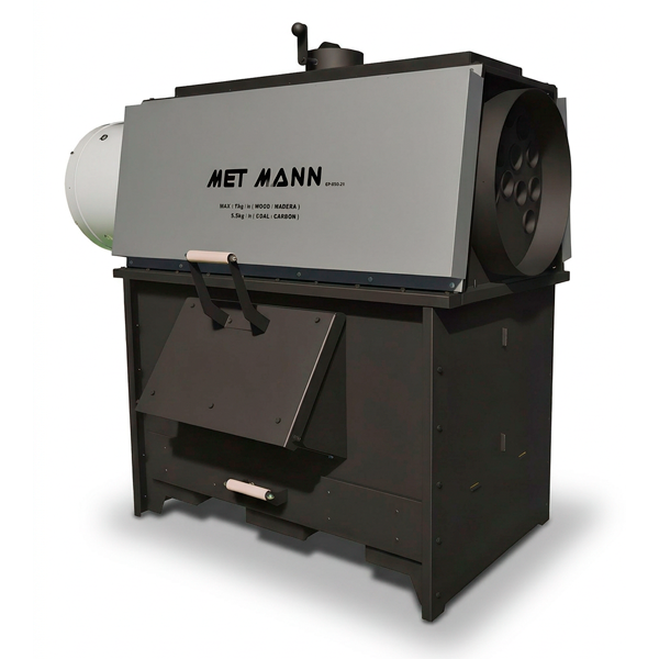 Poêle à bois industriel Eco Pol ventilateur axial 50 kW