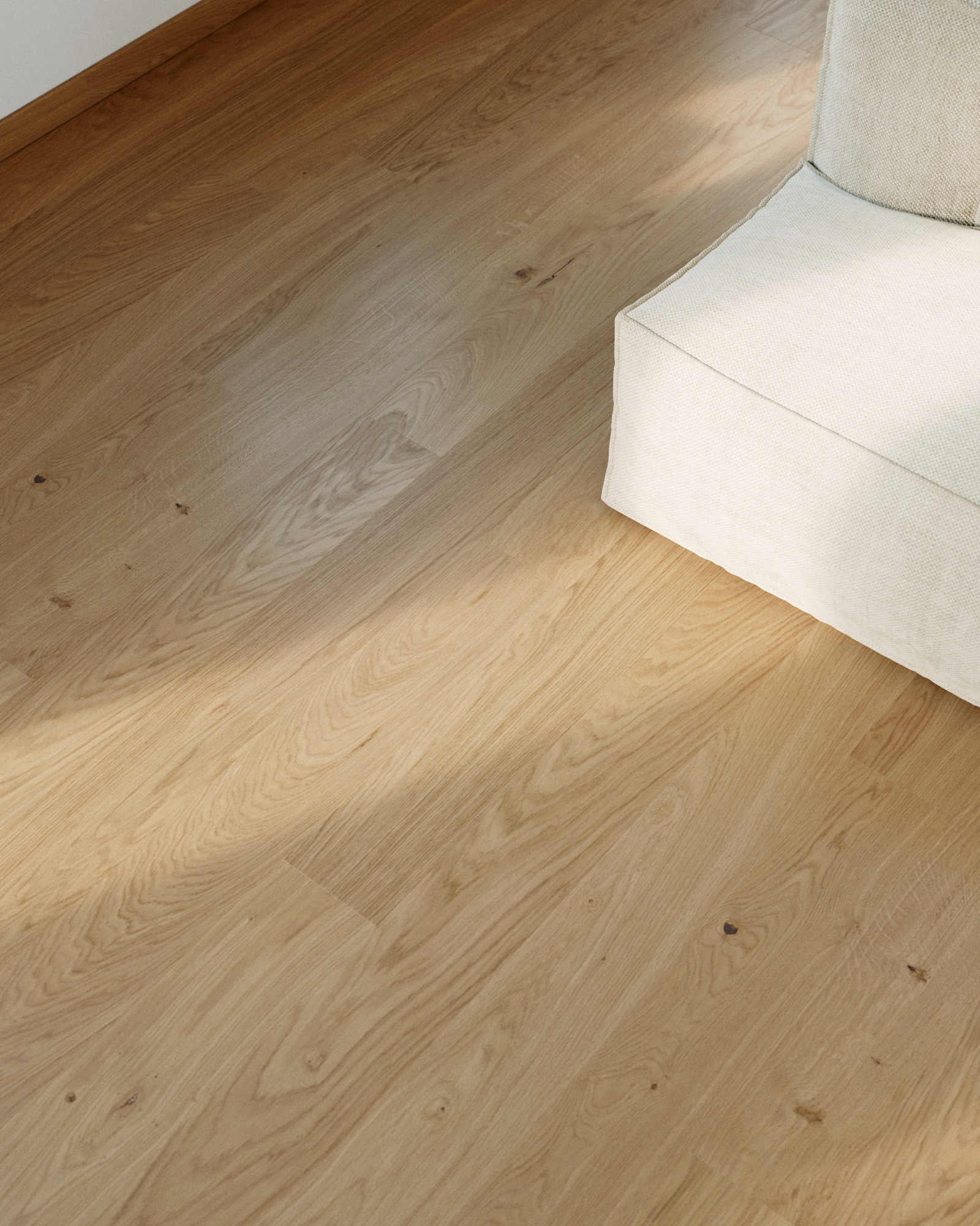 Lame de parquet hybride Bjelin Woodura Skogen chêne Natural 4