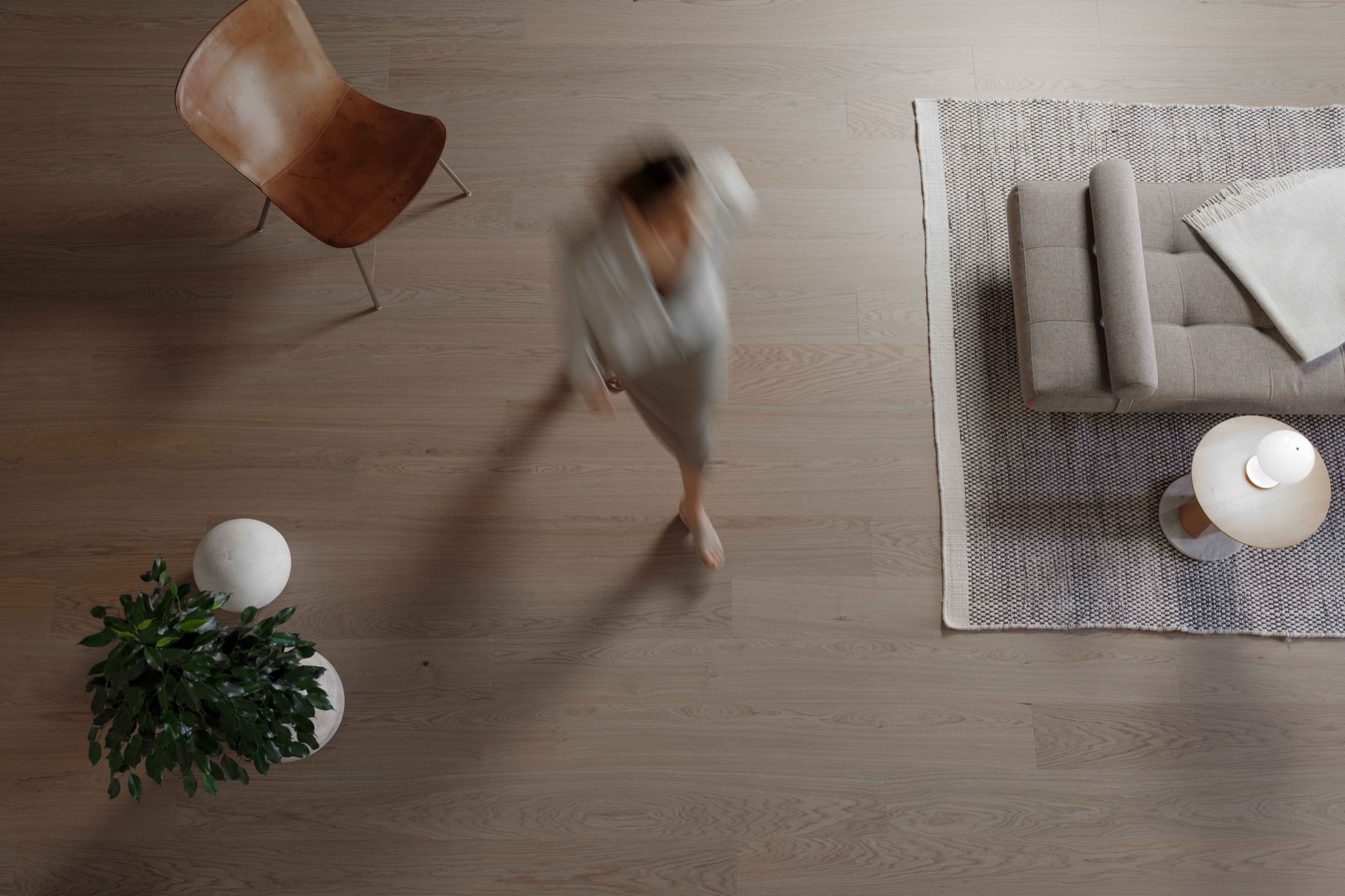 Lame de parquet hybride Bjelin Woodura Grytet chêne Vapor 5