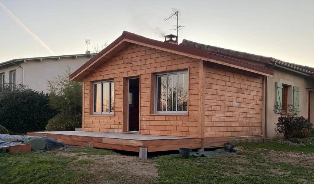 Extension de maison en kit en bois de 30m² – Gers