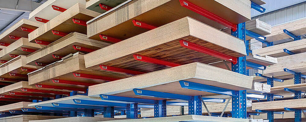Rayonnage cantilever double face OHRA