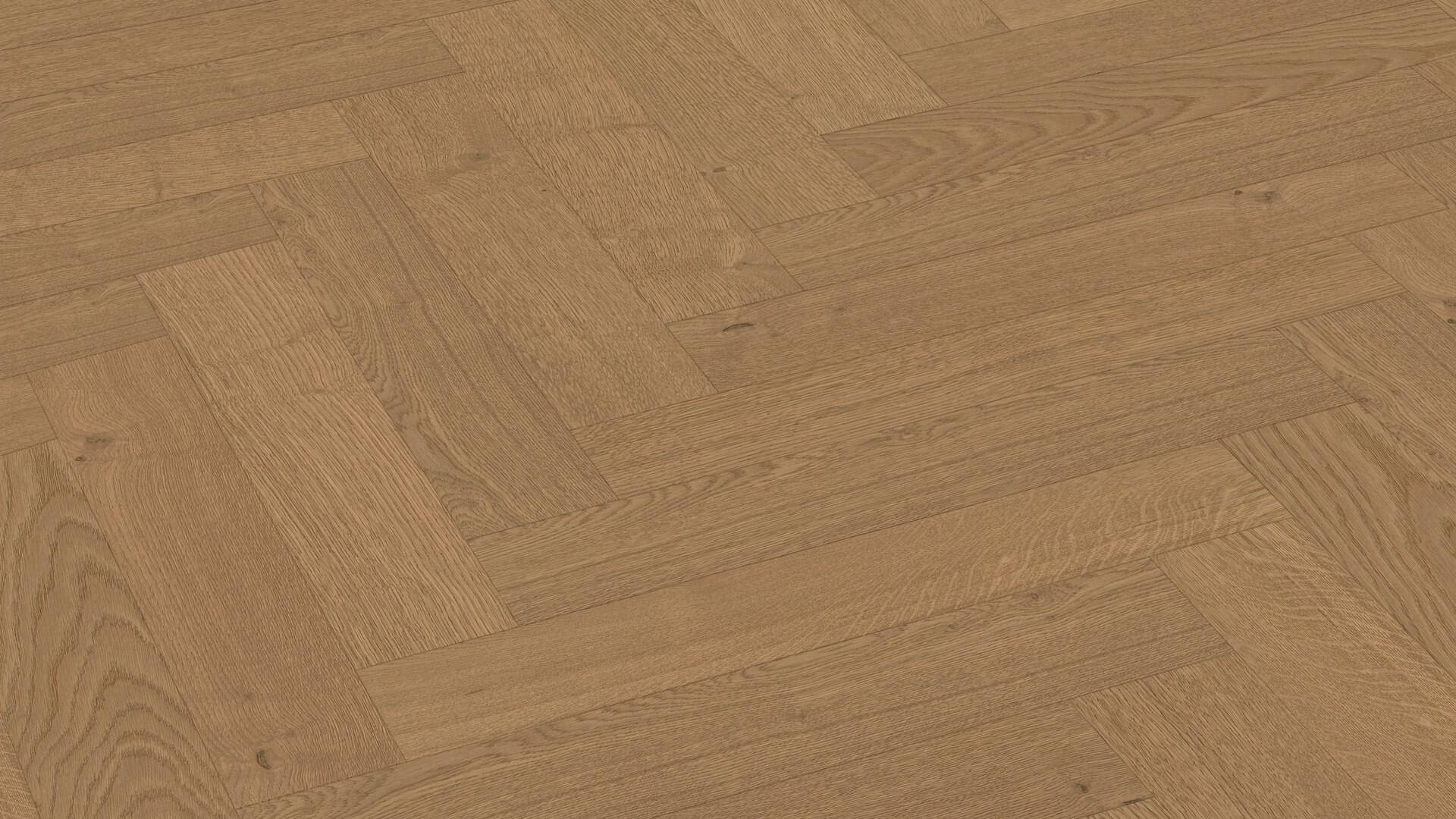 Lame de parquet contrecollé MEISTER Lindura HS 500 chêne Classic oak Clay brown