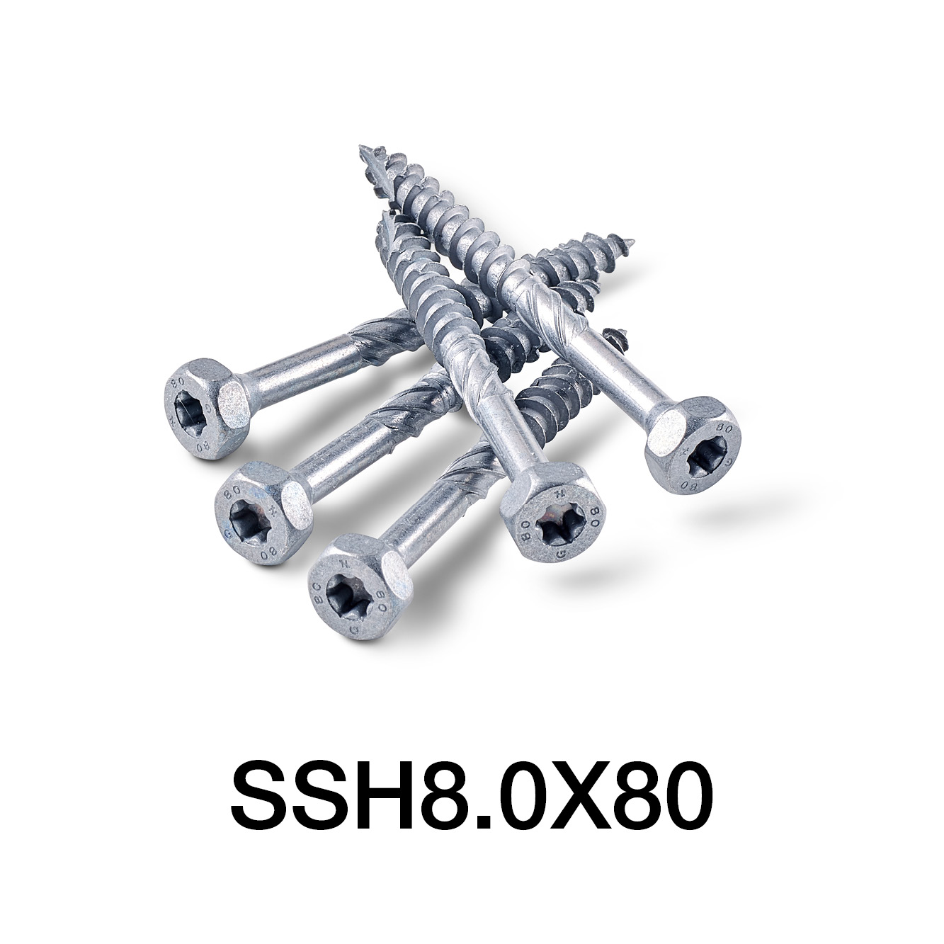 SSH Vis connecteurs acier sur bois 3