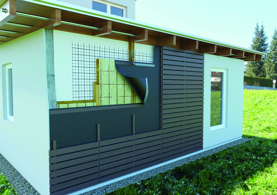 Écran pare-pluie BWK Difflex Thermo Façade SK 2