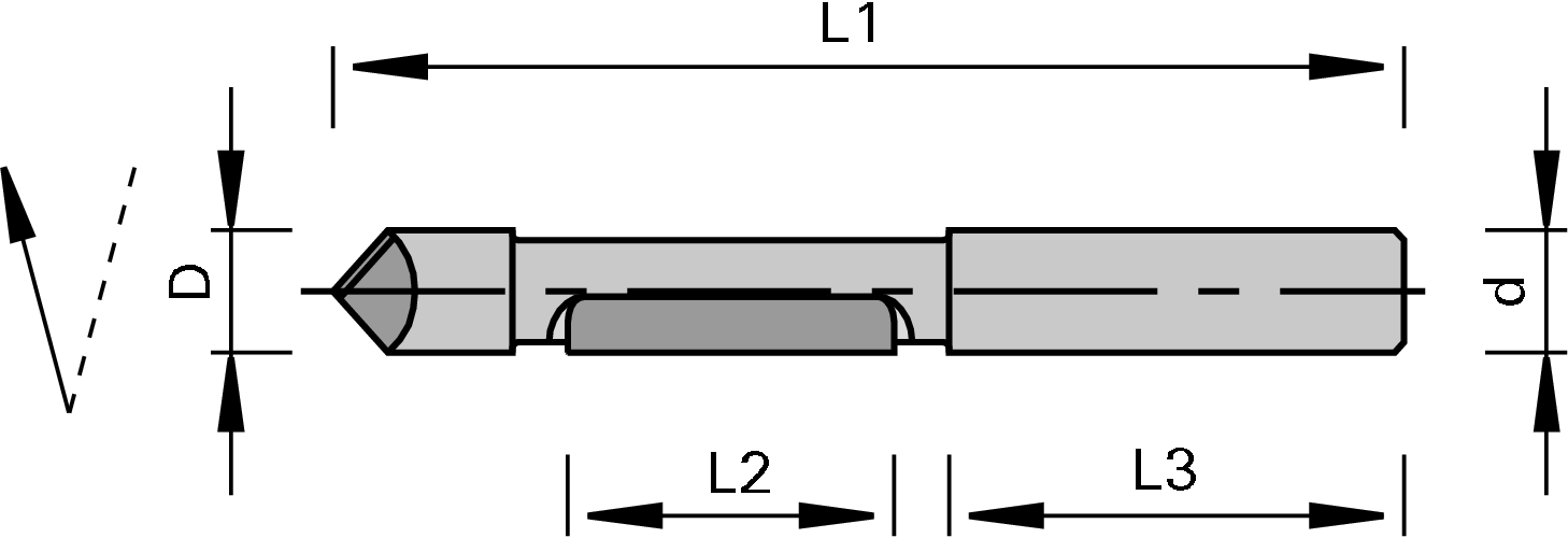 Mèches pour copiage HW rapporté LEUCO
