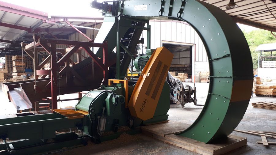 Déchiqueteuse à bois à tambour SGM 4
