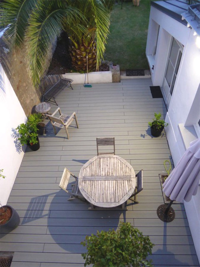 Terrasse Optima Eko Basalte 35
