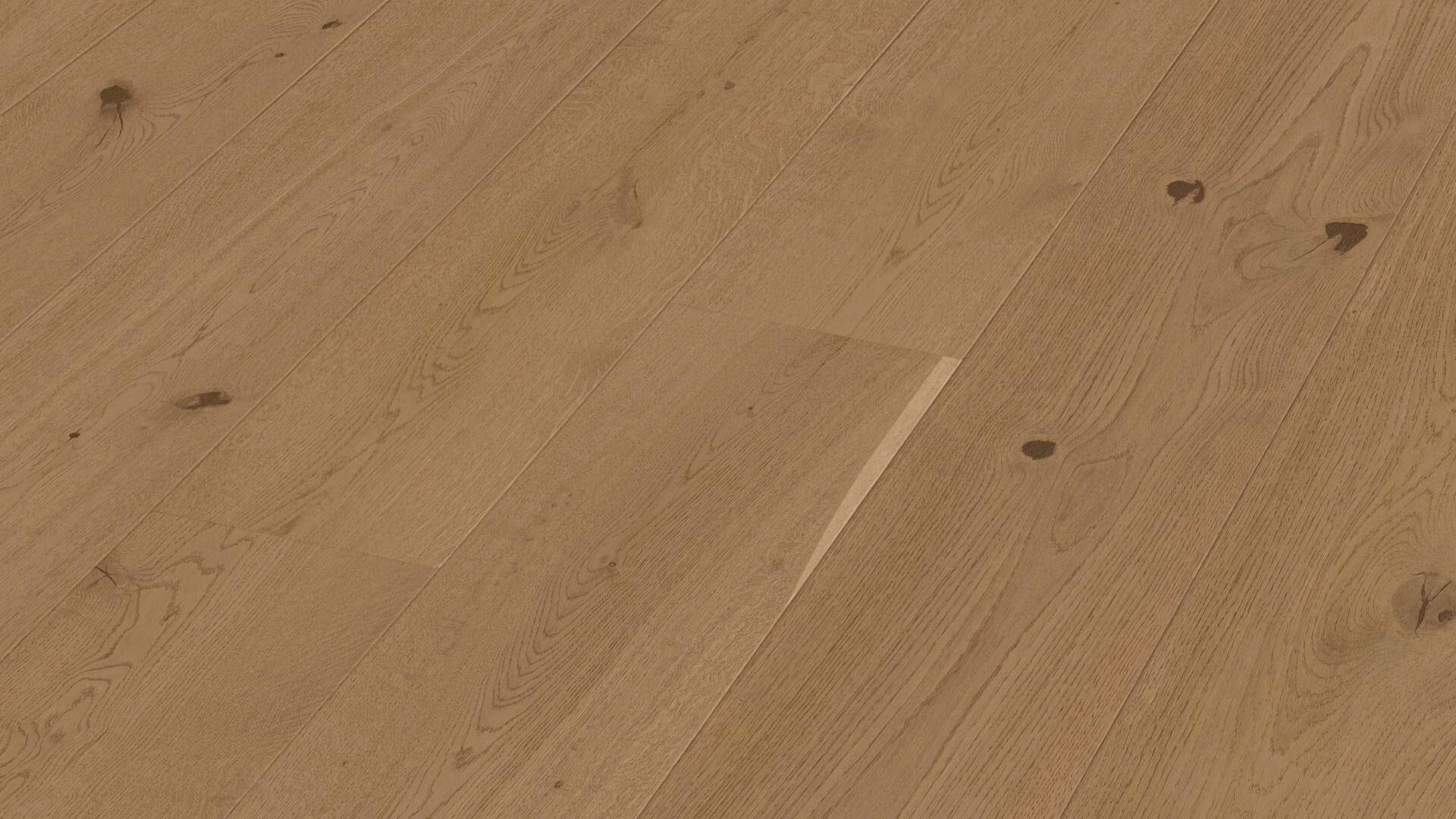 Lame de parquet contrecollé MEISTER Lindura HD 400 chêne Clay brown oak authentic