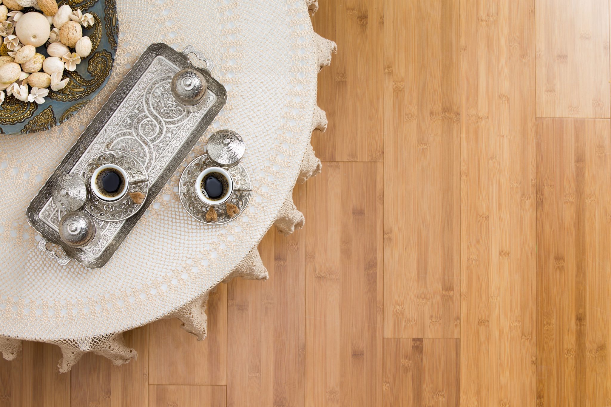 Parquet massif bambou ootouch Horizontal Caramel Ecofloor 2