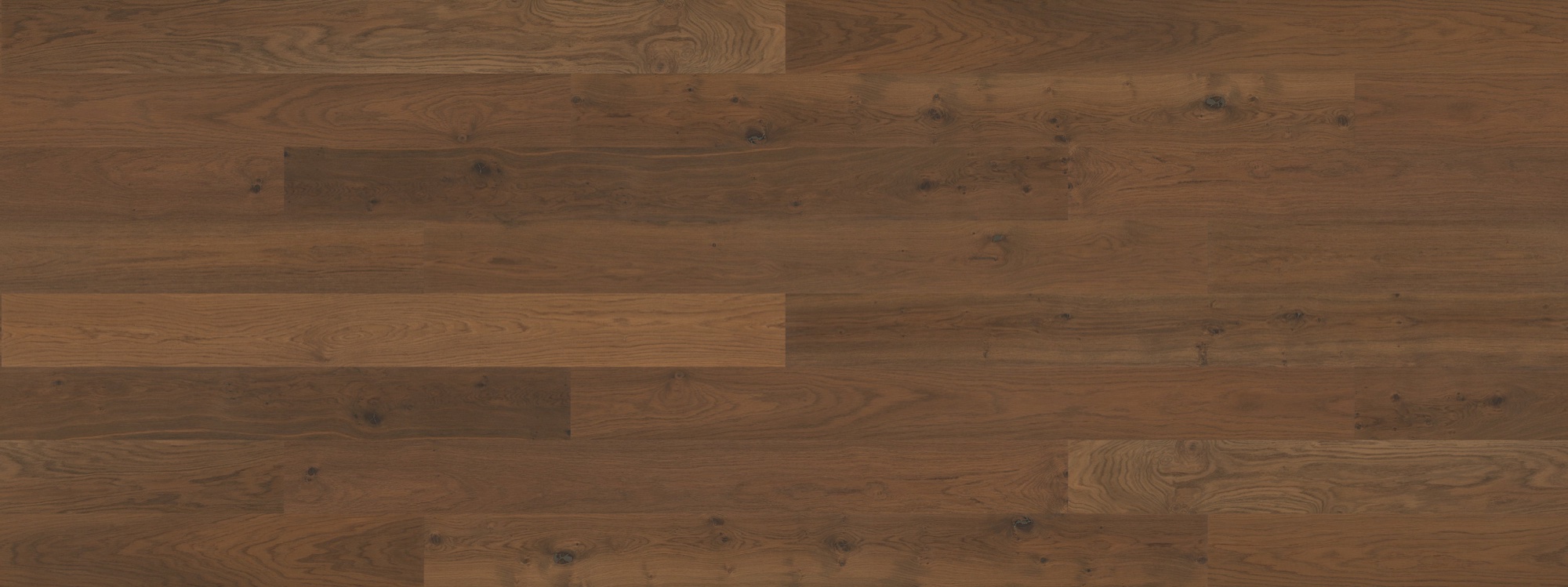 Lame de parquet hybride Bjelin Woodura Starby chêne Medium Smoked