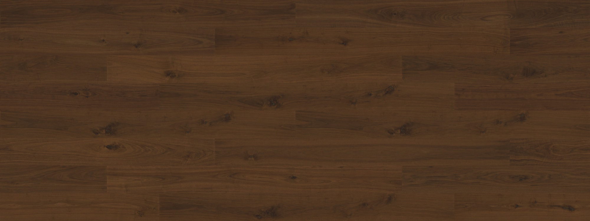 Lame de parquet hybride Bjelin Woodura Vallby noyer Terra Brown