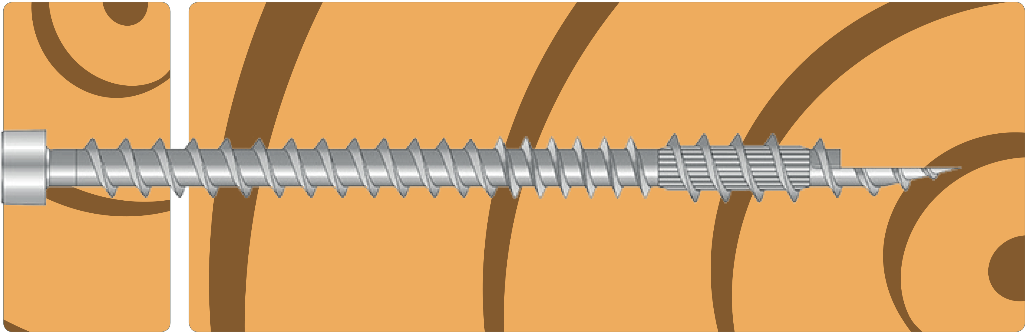 ESCRFT Vis structurelle à tête cylindrique filetage total