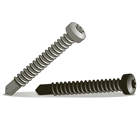 Vis bi-métal B-Fix pour structure acier