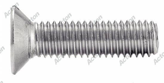 Vis à métaux tête fraisée fendue DIN 963 inox A2 Acton 2