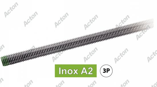 Tige filetées -UNC- longueur 3 pieds inox A2 Acton