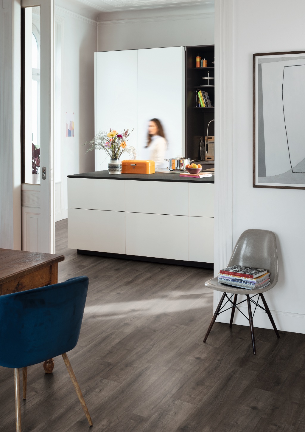 Lame de sol stratifié hydrofuge EGGER Grey Loja Oak 2