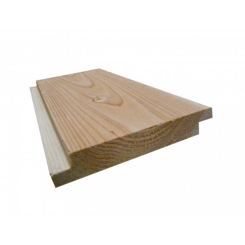 Échantillon de Plancher mi-bois en Douglas naturel