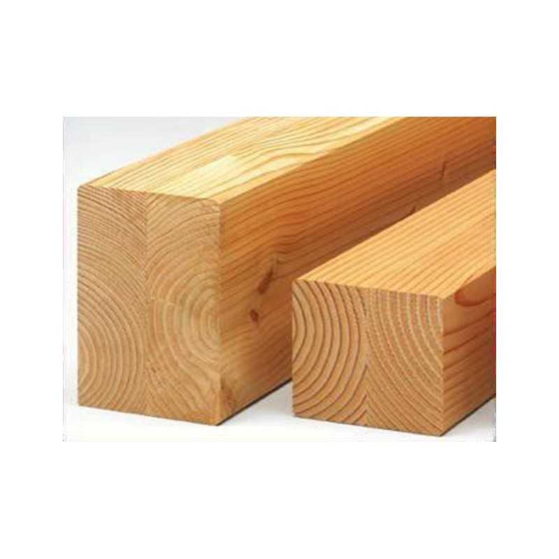 Poteau / Chevron Bois Contrecollé 90x90 Douglas Naturel Sec Raboté Qualité C24 en 13m 2