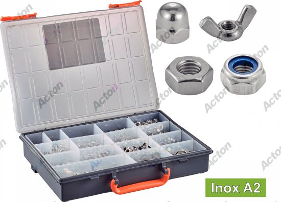 Coffret Écrou inox A2 Acton