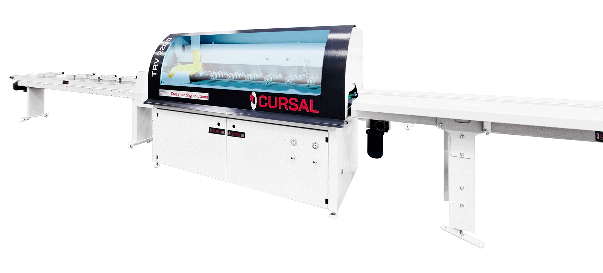 Tronçonneuse optimisatrice à tapis Cursal TRV 2200