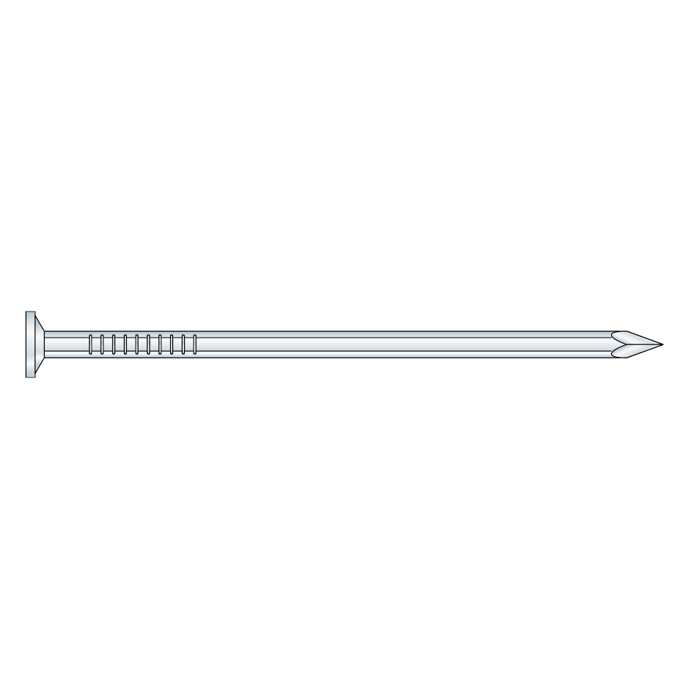 FIRKS Pointe cannelée tête plate - Inox A4 2