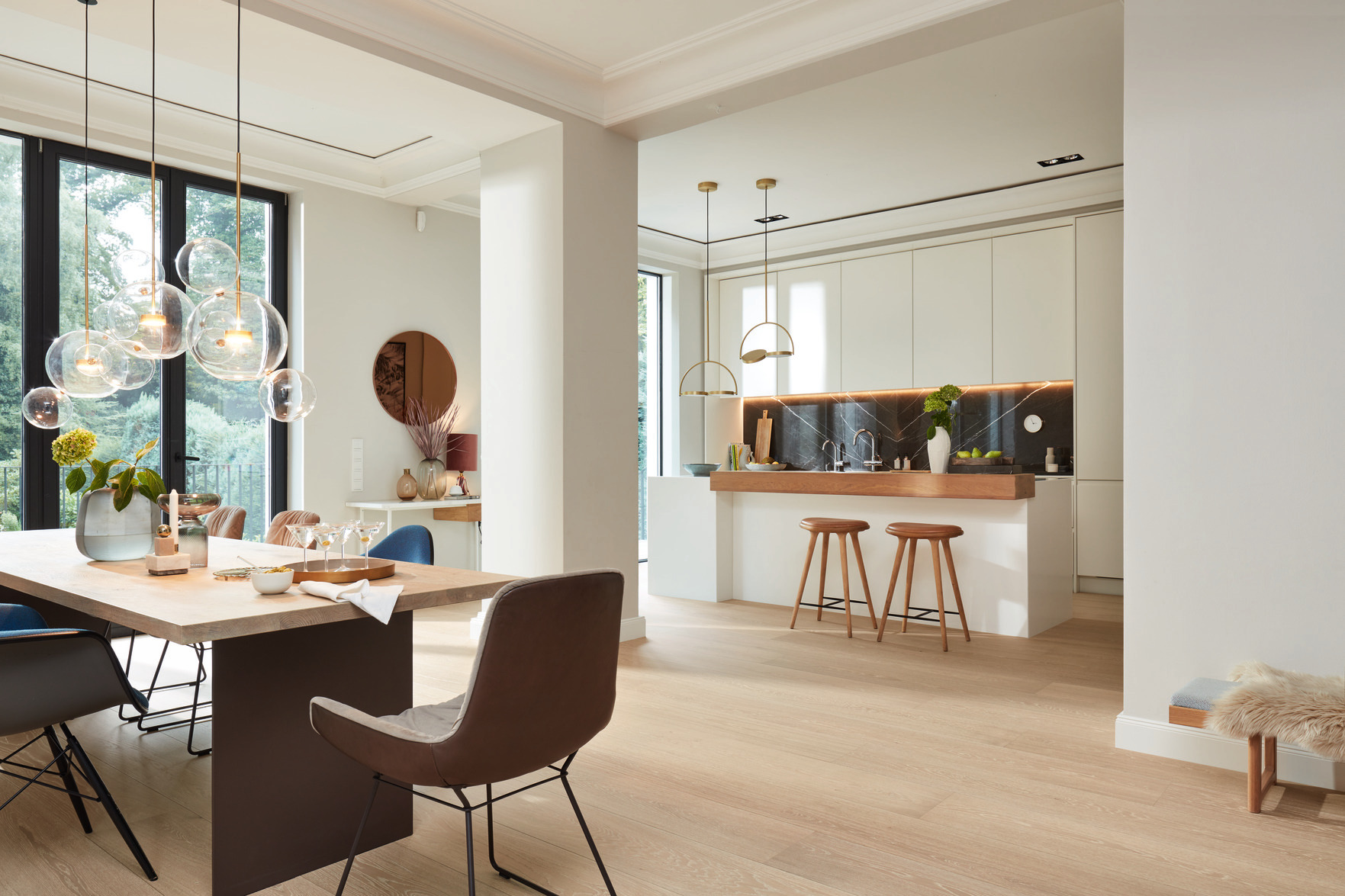 Lame de parquet contrecollé MEISTER Lindura HD 400 chêne Natural champagne oak 4